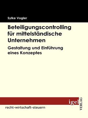 cover image of Beteiligungscontrolling für mittelständische Unternehmen
